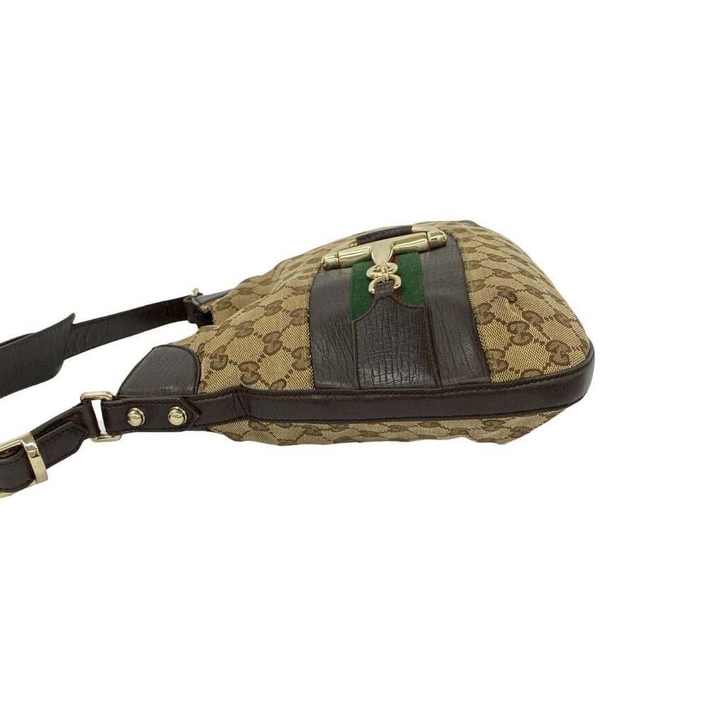 GUCCI Brown Leather Horsebit Shoulder Bag - Picture 5 of 10